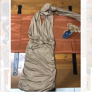 Beige multiway dress